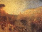 J.M.W. Turner The Departure of the Fleet oil painting artist